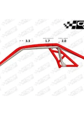 CageWrx Baja Spec Cage Kit Polaris RZR Pro XP 2020-2024                                     - 2SPROXPFT-DIY - Image 6