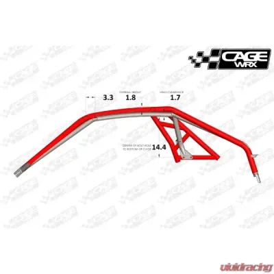 CageWrx Super Shorty Cage Kit Polaris RZR Pro XP 2020-2024 - 2SPROXPSS-DIY