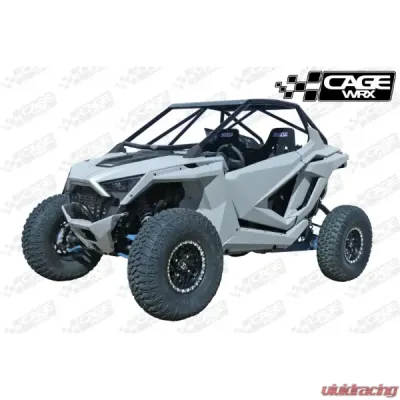 CageWrx Super Shorty Roll Cage Assembled Powder Coated w/ Roof Polaris RZR Pro XP 2020-2024 - 2SPROXPSSPC