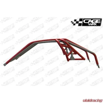 CageWrx Super Shorty Roll Cage Assembled Raw w/ Roof Polaris RZR Pro XP 2020-2024 - 2SPROXPSS