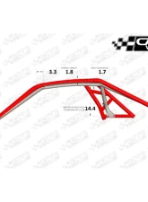 CageWrx Super Shorty Cage Kit Polaris RZR Turbo R 2022-2024                                     - 2STRSS-DIY - Image 6
