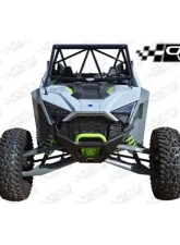 CageWrx Super Shorty Roll Cage Assembled Raw w/ Roof Polaris RZR Turbo R 2022-2024                                     - 2STRSS - Image 3