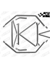 CageWrx Baja Spec Cage Kit Polaris XP 1000 | XP Turbo 2014-2018                                     - 2SXP1KFT-DIY - Image 5