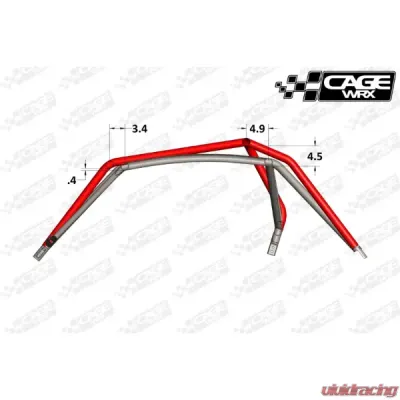 CageWrx Competition Cage Powder Coated Polaris XP 1000 | XP Turbo 2014-2018 - 2SXP1KSCPC