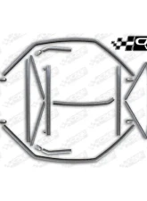 CageWrx Super Shorty Cage Kit Polaris XP 1000 | XP Turbo 2014-2018                                     - 2SXP1KSS-DIY - Image 5