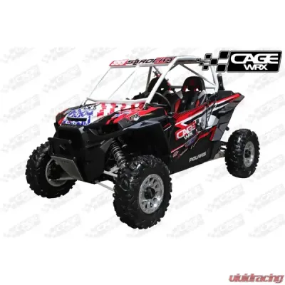 CageWrx Super Shorty Roll Cage Powder Coated Polaris XP 1000 | XP Turbo 2014-2018 - 2SXP1KSSPC