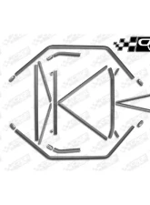 CageWrx Baja Spec Cage Kit Polaris RZR XP 1000 | XP Turbo S 2018-2023                                     - 2SXPTSFT-DIY - Image 5