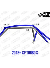 CageWrx Baja Spec Cage Kit Polaris RZR XP 1000 | XP Turbo S 2018-2023                                     - 2SXPTSFT-DIY - Image 8
