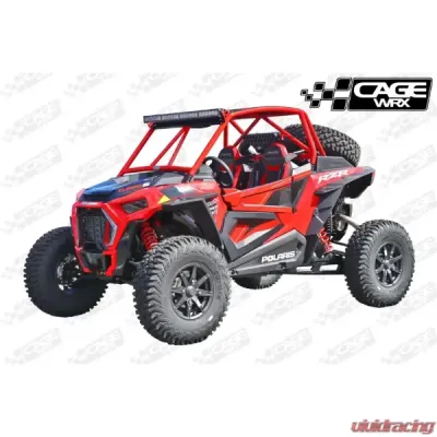 CageWrx Competition Cage Assembled Raw Polaris XP 1000 | XP Turbo/S 2018-2024 - 2SXPTSSC