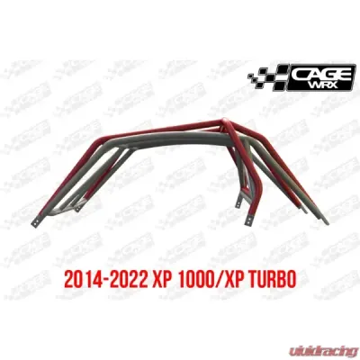 CageWrx Competition Cage Assembled Raw Polaris XP 1000 | XP Turbo/S 2018-2024 - 2SXPTSSC