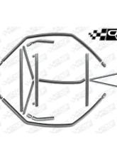 CageWrx Super Shorty Cage Kit Polaris XP 1000 | XP Turbo/S 2018-2024                                     - 2SXPTSSS-DIY - Image 5