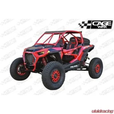CageWrx Super Shorty Roll Cage Powder Coated Polaris XP 1000 | XP Turbo/S 2018-2024 - 2SXPTSSSPC