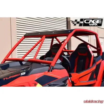 CageWrx Super Shorty Roll Cage Powder Coated Polaris XP 1000 | XP Turbo/S 2018-2024 - 2SXPTSSSPC