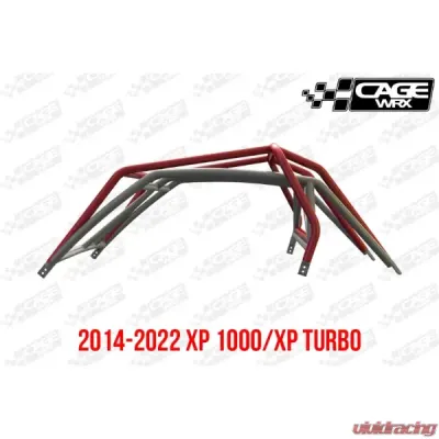 CageWrx Super Shorty Roll Cage Raw Polaris XP 1000 | XP Turbo/S 2018-2024 - 2SXPTSSS