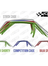 CageWrx Super Shorty Roll Cage Raw Polaris XP 1000 | XP Turbo/S 2018-2024                                     - 2SXPTSSS - Image 10