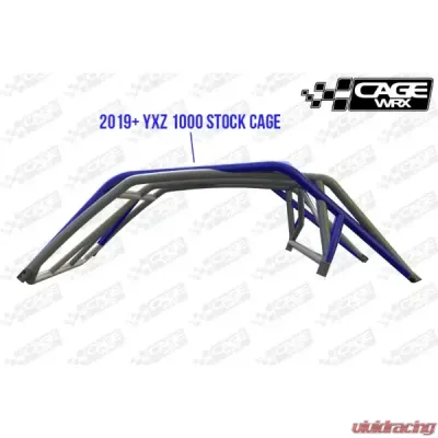 CageWrx Super Shorty Roll Cage Assembled Powder Coated Yamaha YXZ1000R 2015-2024 - 2SYXZSSPC