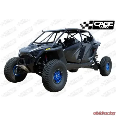 CageWrx Super Shorty Roll Cage Assembled Powder Coated w/ Roof (Pick Up Only) Polaris RZR Pro R 4 2022-2024 - 4SPRORSSPC