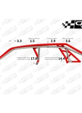 CageWrx Super Shorty Cage Kit Polaris RZR Turbo R 4 2022-2024                                     - 4STRSS-DIY - Image 6