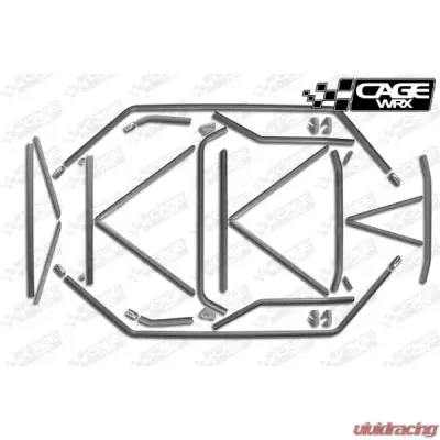 CageWrx Baja Spec Cage Kit Polaris RZR XP4 1000 | XP Turbo 2014-2018 - 4SXP1KFT-DIY
