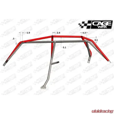 CageWrx Baja Spec Cage Kit Polaris RZR XP4 1000 | XP Turbo 2014-2018 - 4SXP1KFT-DIY
