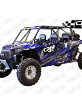CageWrx Baja Spec Roll Cage Assembled Powder Coated w/ Roof (Pick Up Only) Polaris RZR XP4 1000 | XP4 Turbo 2014-2018                                     - 4SXP1KFTPC - Image 2