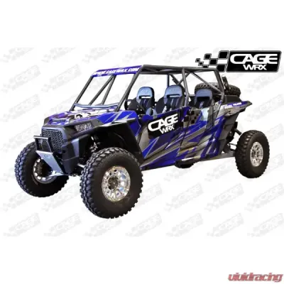 CageWrx Baja Spec Roll Cage Assembled Powder Coated w/ Roof (Pick Up Only) Polaris RZR XP4 1000 | XP4 Turbo 2014-2018 - 4SXP1KFTPC
