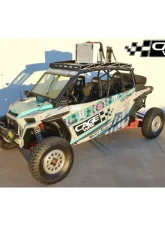 CageWrx 4 Seat Super Shorty Roof Rack Assembled & Powder Coated Polaris RZR XP 1000 | XP Turbo | Turbo S 2014-2023                                     - 4SXPSS-RR - Image 2