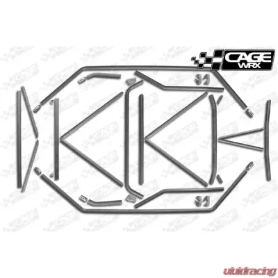 CageWrx Baja Spec Cage Kit Polaris RZR XP4 1000 | XP4 Turbo 2018-2023 - 4SXPTSFT-DIY
