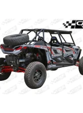 CageWrx Baja Spec Roll Cage Assembled Powder Coated w/ Roof (Pick Up Only) Polaris RZR XP4 1000 | XP4 Turbo/S 2018-2023                                     - 4SXPTSFTPC - Image 4