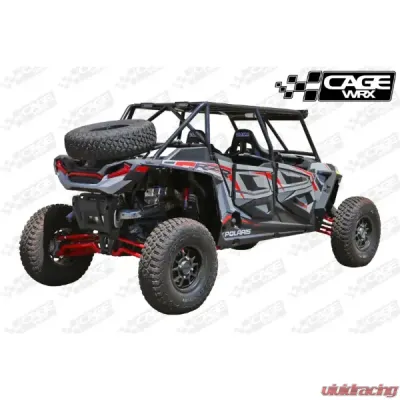 CageWrx Baja Spec Roll Cage Assembled Powder Coated w/ Roof (Pick Up Only) Polaris RZR XP4 1000 | XP4 Turbo/S 2018-2023 - 4SXPTSFTPC