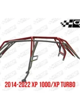 CageWrx Baja Spec Roll Cage Assembled Powder Coated w/ Roof (Pick Up Only) Polaris RZR XP4 1000 | XP4 Turbo/S 2018-2023                                     - 4SXPTSFTPC - Image 7