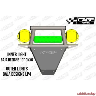 CageWrx Front Bumper Kit Polaris RZR Pro R | Turbo R - CWPROR-FB