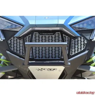 CageWrx Front Grille Powder Coated Polaris RZR Pro R | Turbo R - PROFGPC
