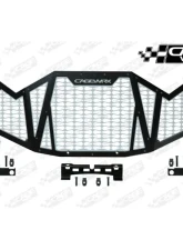 CageWrx Front Grille Powder Coated Polaris RZR Pro R | Turbo R                                     - PROFGPC - Image 4
