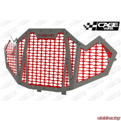 CageWrx Front Grille Powder Coated Polaris RZR Pro R | Turbo R - PROFGPC