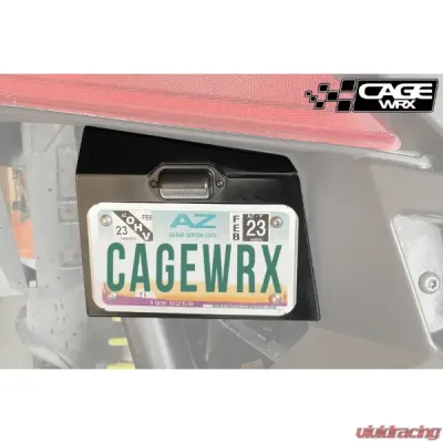 CageWrx License Plate Mount w/ LED Light Polaris RZR Pro R | Pro XP - PROLPM