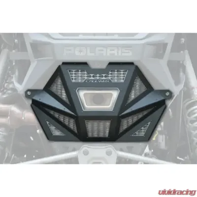 CageWrx Rear Exhaust Cover Raw Polaris RZR Pro R - PROREXC