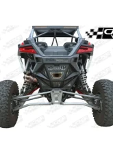 CageWrx Rear Exhaust Cover Raw Polaris RZR Pro R                                     - PROREXC - Image 2
