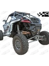 CageWrx Rear Exhaust Cover Raw Polaris RZR Pro R                                     - PROREXC - Image 3