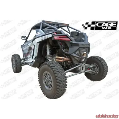 CageWrx Rear Exhaust Cover Raw Polaris RZR Pro R - PROREXC