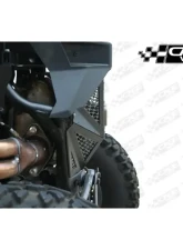 CageWrx Rear Exhaust Cover Raw Polaris RZR Pro R                                     - PROREXC - Image 5