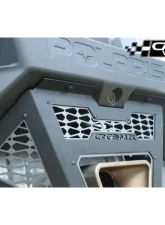 CageWrx Rear Exhaust Cover Raw Polaris RZR Pro R                                     - PROREXC - Image 6