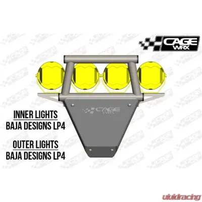 CageWrx Front Bumper Assembled Polaris RZR Pro R | Turbo R - PRORFBAPC