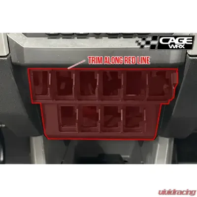 CageWrx PCI Radio & Intercom Mount Polaris RZR Pro R | Turbo R | Pro XP - PRORIMPC