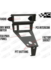 CageWrx PCI Radio & Intercom Mount Polaris RZR Pro R | Turbo R | Pro XP                                     - PRORIMPC - Image 7