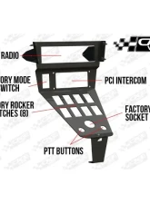 CageWrx PCI Radio & Intercom Mount Polaris RZR Pro R | Turbo R | Pro XP                                     - PRORIMPC - Image 9