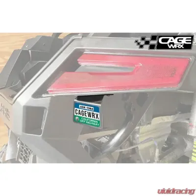 CageWrx Registration Mount Polaris RZR Pro XP | Pro R | Turbo R - PRORM