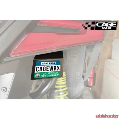 CageWrx Registration Mount Polaris RZR Pro XP | Pro R | Turbo R - PRORM