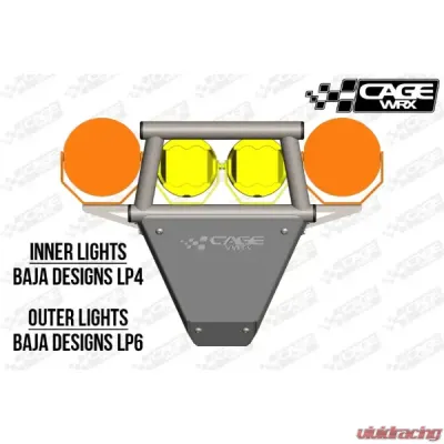 CageWrx Front Bumper Assembled Polaris RZR Pro XP - PROXPFBAPC