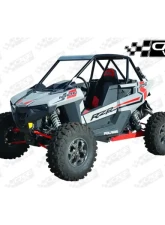 CageWrx Super Shorty Roll Cage Assembled Powder Coated w/ Roof Polaris RZR RS1 2018-2024                                     - RS1SSPC - Image 2